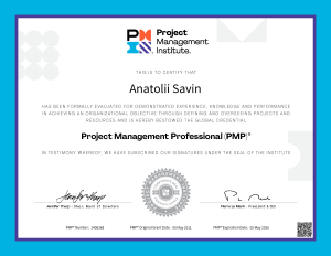 PMI Authorized Training Partner instructor